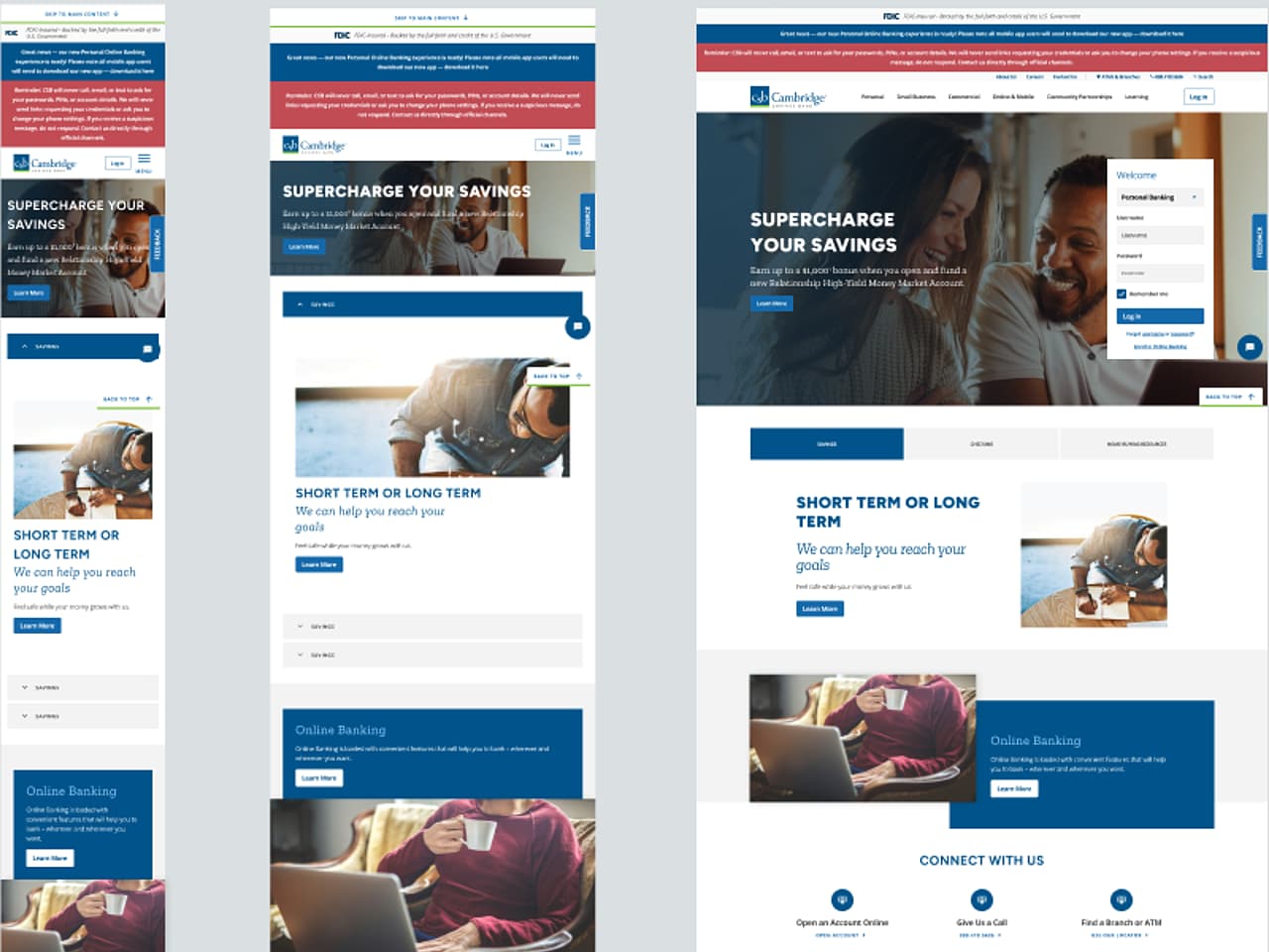 Cambridge Savings Bank & Ivy Bank Design Systems