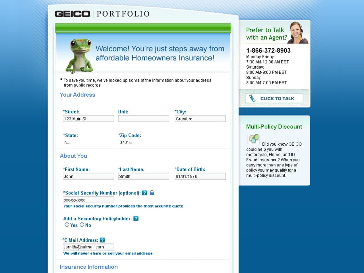 Homesite × GEICO Private Label Home Insurance